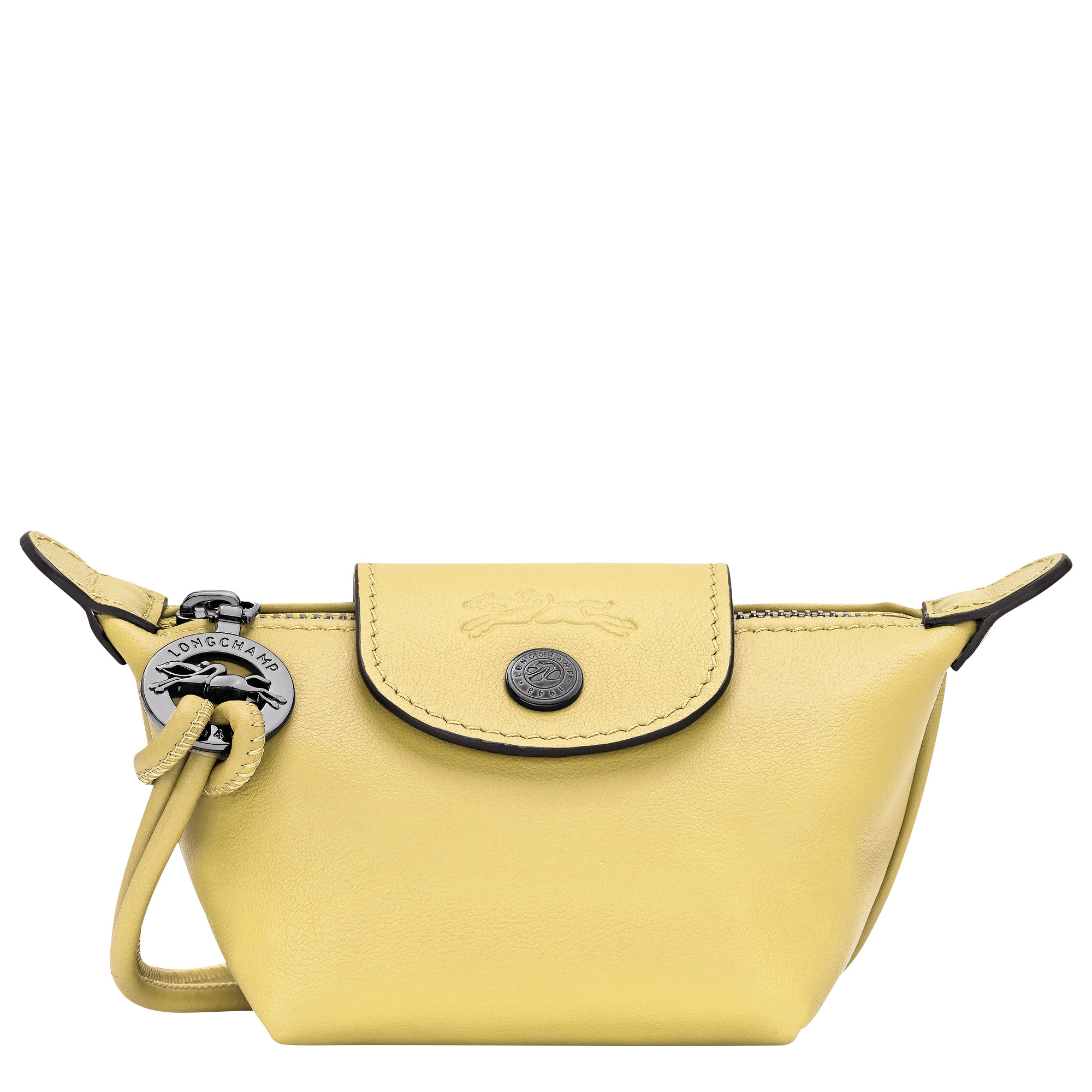 Le Pliage Xtra Coin purse Lime - Leather | Longchamp US | Longchamp