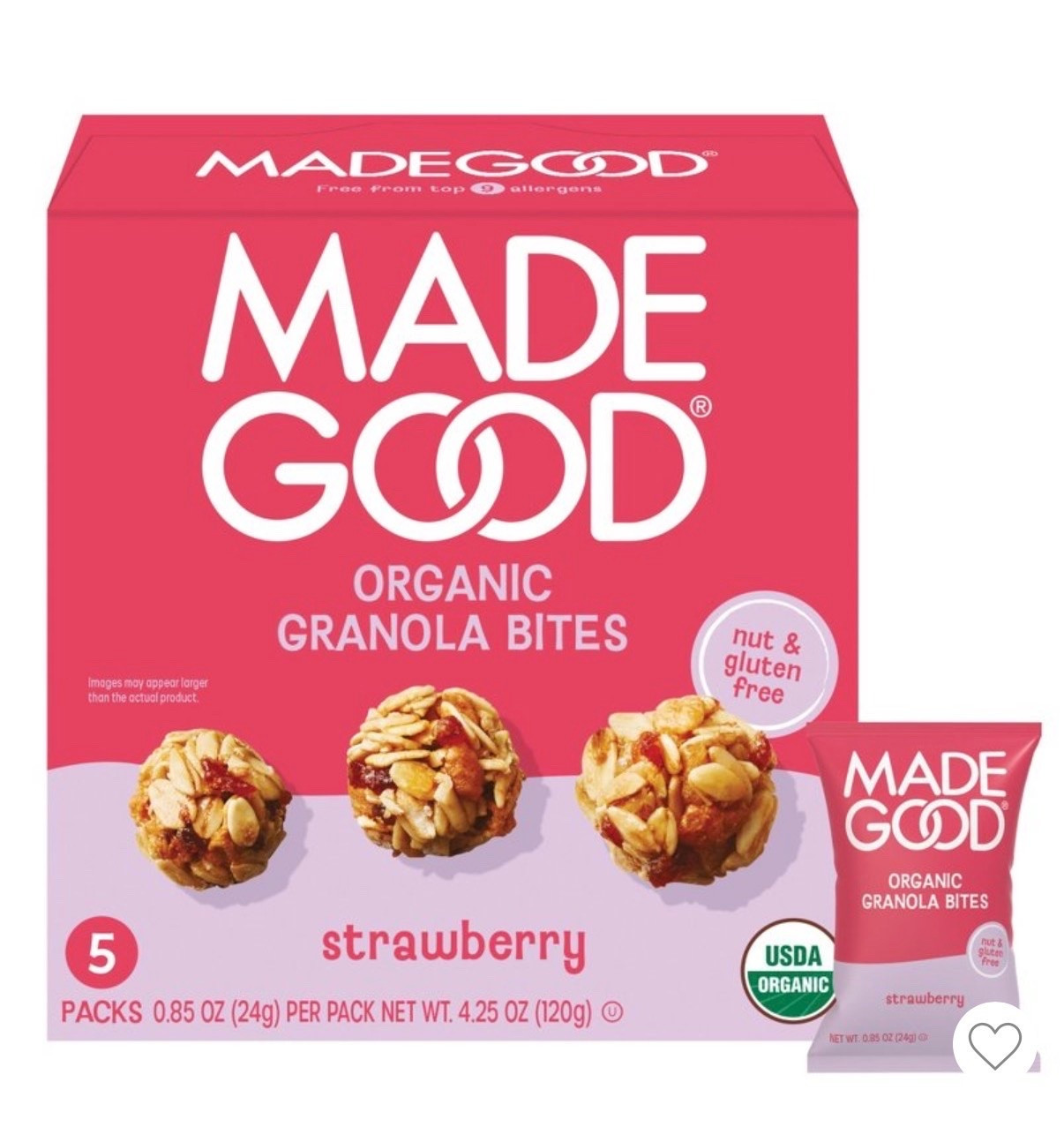 MadeGood Strawberry Organic Granola Bites

Best snacks on the go

#LTKMothersDay #LTKmomlife