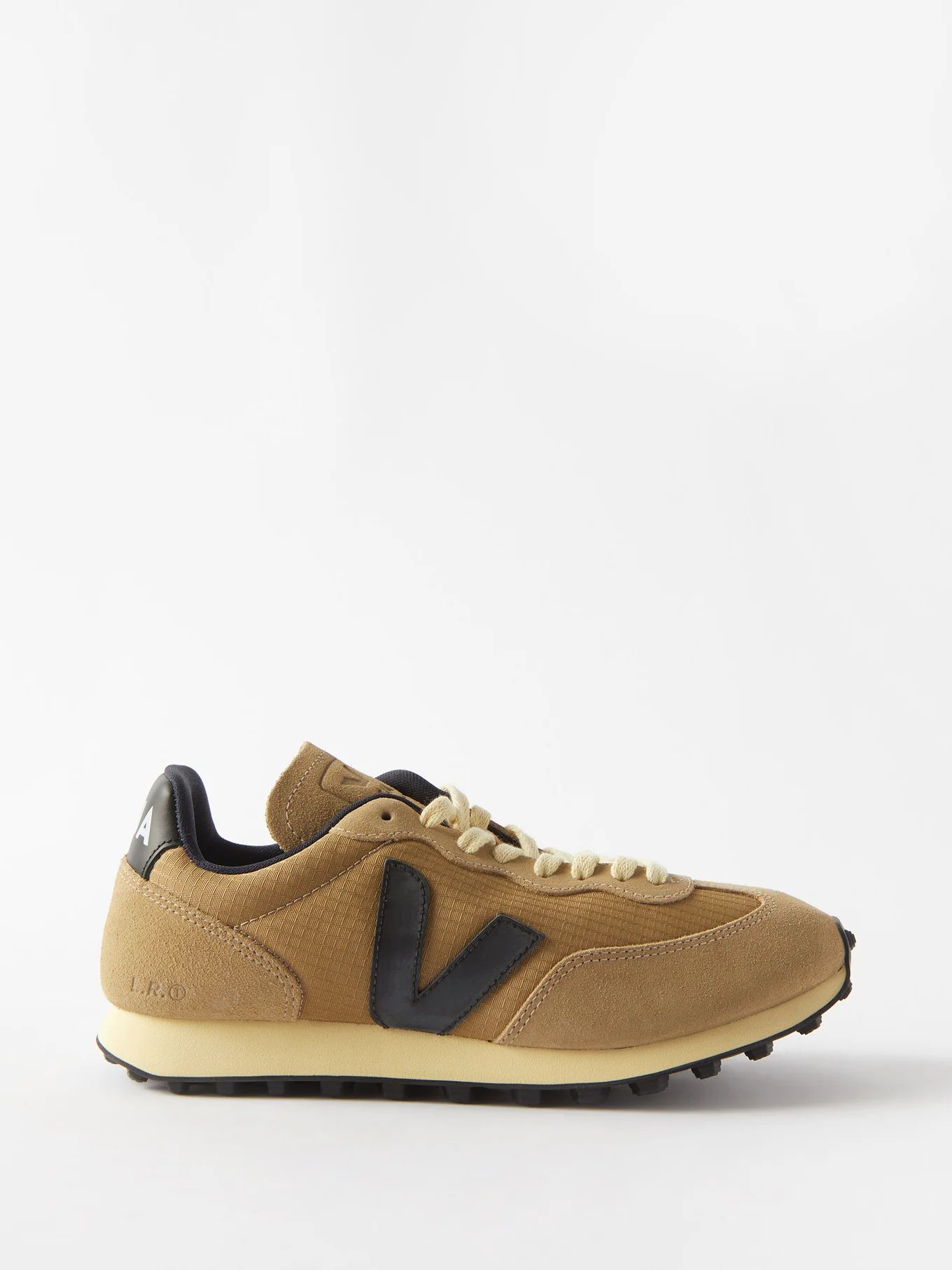 Rio Branco suede-panelled mesh trainers | Veja | Matches (US)