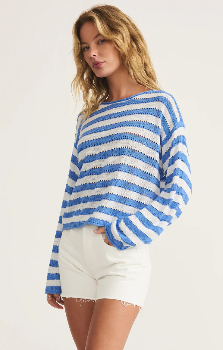 Prado Stripe Pointelle Sweater | Z Supply