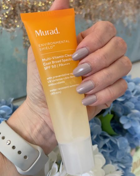 #giftedbyMurad Do you hate sunscreen? The white cast or the sticky feel or greasiness? This Multi-Vitamin Clear Coat SPF 50 Sunscreen by @muradskincare takes all of those concerns away! It is completely invisible and feels like velvet without being greasy. 

#LTKxSephora #LTKover40 #LTKbeauty