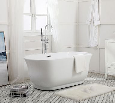 Gwen 59" - 67" Freestanding Bathtub | Pottery Barn (US)