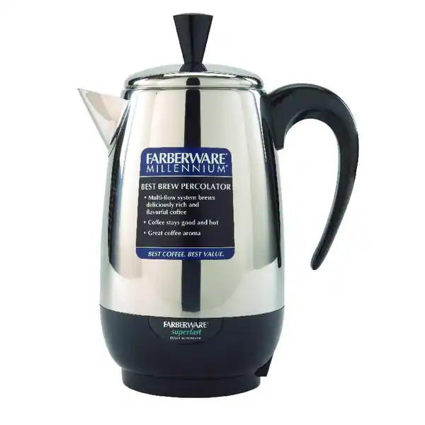 Farberware 2-8 Cup Percolator, Stainless Steel | Bed Bath & Beyond