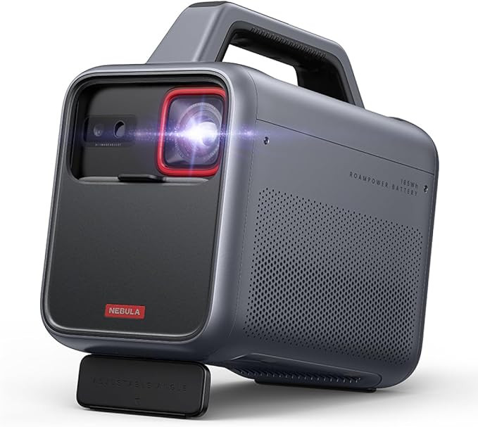 NEBULA Mars 3 Outdoor Portable Projector, 1000 ANSI Lumens, AI-Powered Image, Built-In Battery wi... | Amazon (US)
