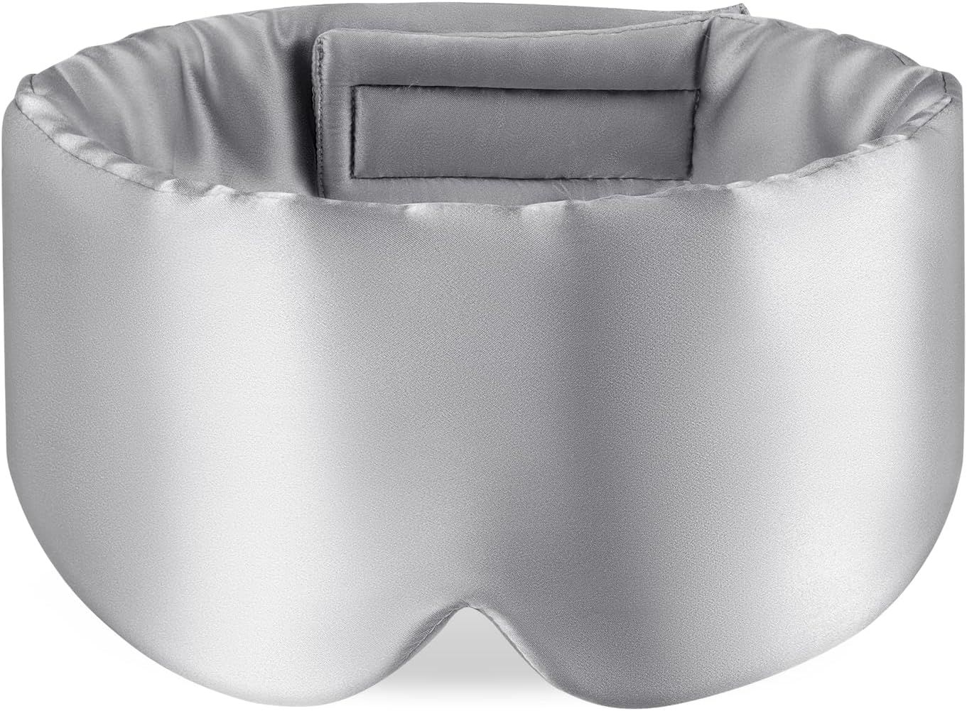 100% Mulberry Silk Sleep Mask Eye Mask for Man and Woman with Adjustable Headband, Full Size Larg... | Amazon (US)
