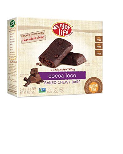 Enjoy Life Baked Chewy 1 Ounce Bars, Gluten Free, Dairy Free, Nut Free & Soy Free, Cocoa Loco, 5 Cou | Amazon (US)