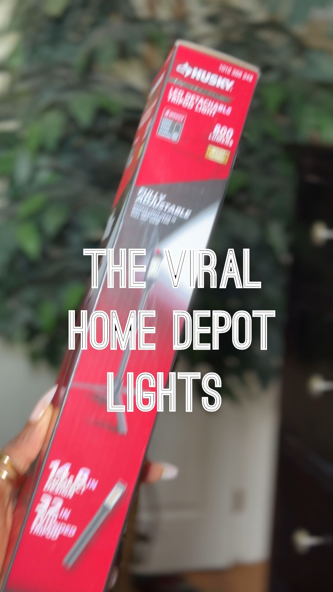 I tried the viral Home Depot light! Make sure you’re following me on Instagram and TikTok to see my full review of these lights