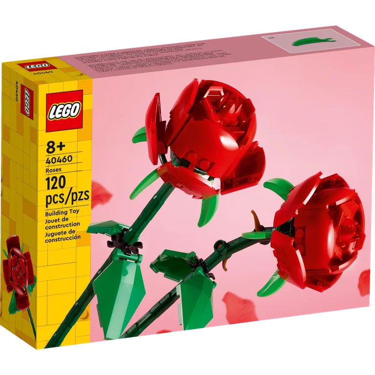 LEGO Roses Building Kit, Unique Easter Gift for Teens or Kids, Botanical Collection Building Set,... | Walmart (US)