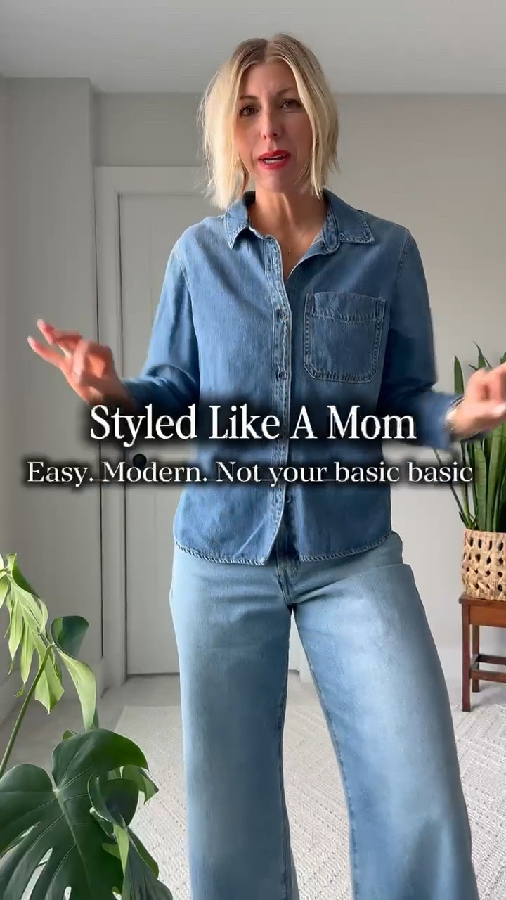 Denim on denim—but elevated. 🤍

This early spring look is built from timeless basics:
✅ Relaxed straight-leg jeans
✅ A classic chambray shirt
…then styled up with intentional accessories that make it feel modern and effortless.

Perfect for everything from coffee runs to casual meetings—this is the kind of outfit that says “I’ve got it together” (even when real life says otherwise 😉).

🛍️ I’ve linked every piece (plus some affordable swaps!) on my LTK—tap to shop or recreate this vibe from your own closet.

—

🧷 Save for later

#LTKmomlife #LTKSeasonal #LTKootd