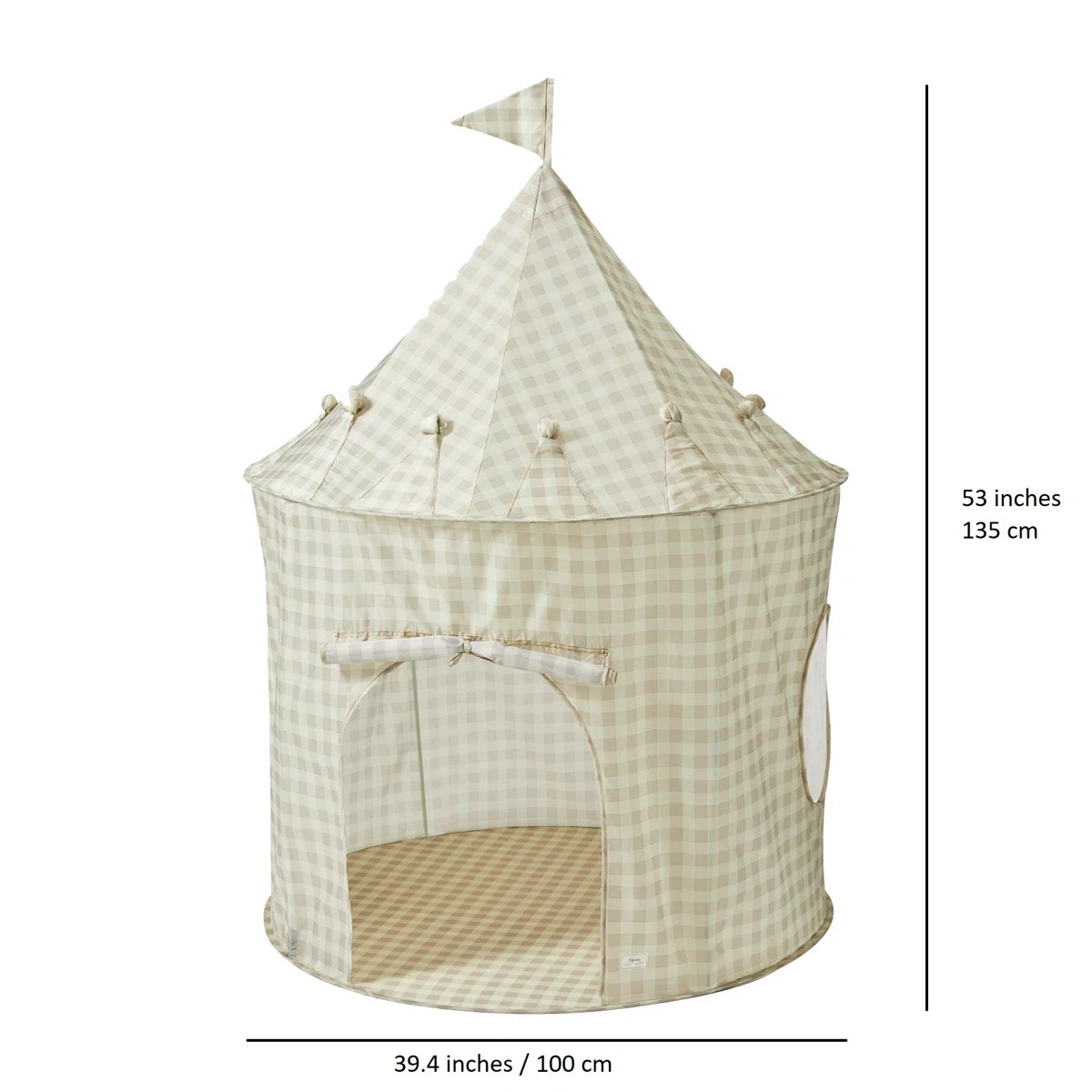 3 Sprouts - Play Tent in Recycled Fabric for Kids | Wayfair North America