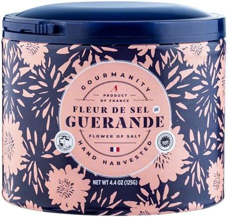 Gourmanity Fleur De Sel De Guerande, Premium Hand Harvested Finishing Salt - Authentic French Sea... | Amazon (US)