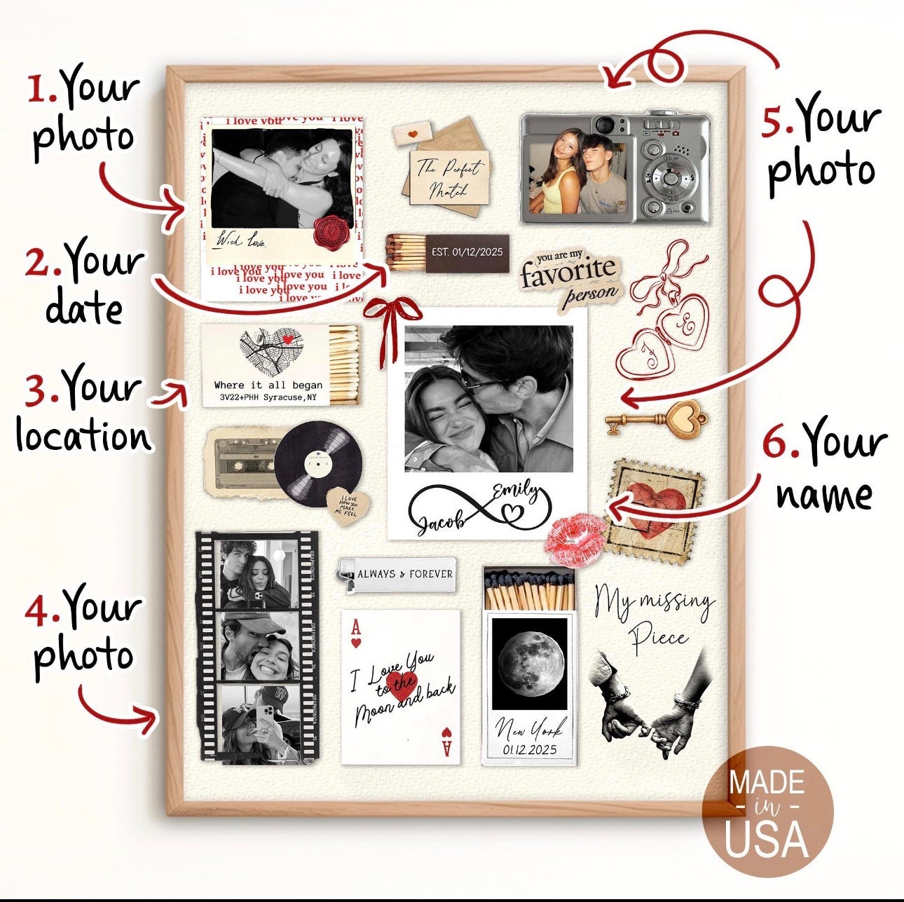 Custom framed art for your husband or boyfriend! Valentine’s Day gifts for him  

#LTKSeasonal #LTKHome #LTKMens