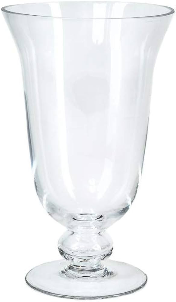 Serene Spaces Living Wazon Glass Urn Vase, Decorative Pedestal Bouquet Vase, Ideal as Floral Cent... | Amazon (US)