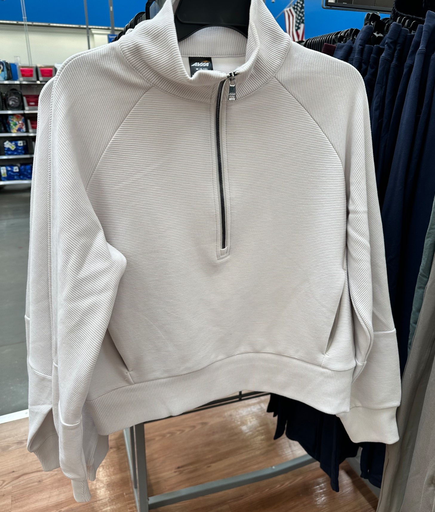 A NEED!!! This adorable quarter zip is a steal at Walmart. 

So perfect for fall or a chilly morning running errands! I am obsessed with this khaki safari color. 🌙

#LTKFindsUnder50 #LTKActive #LTKStyleTip