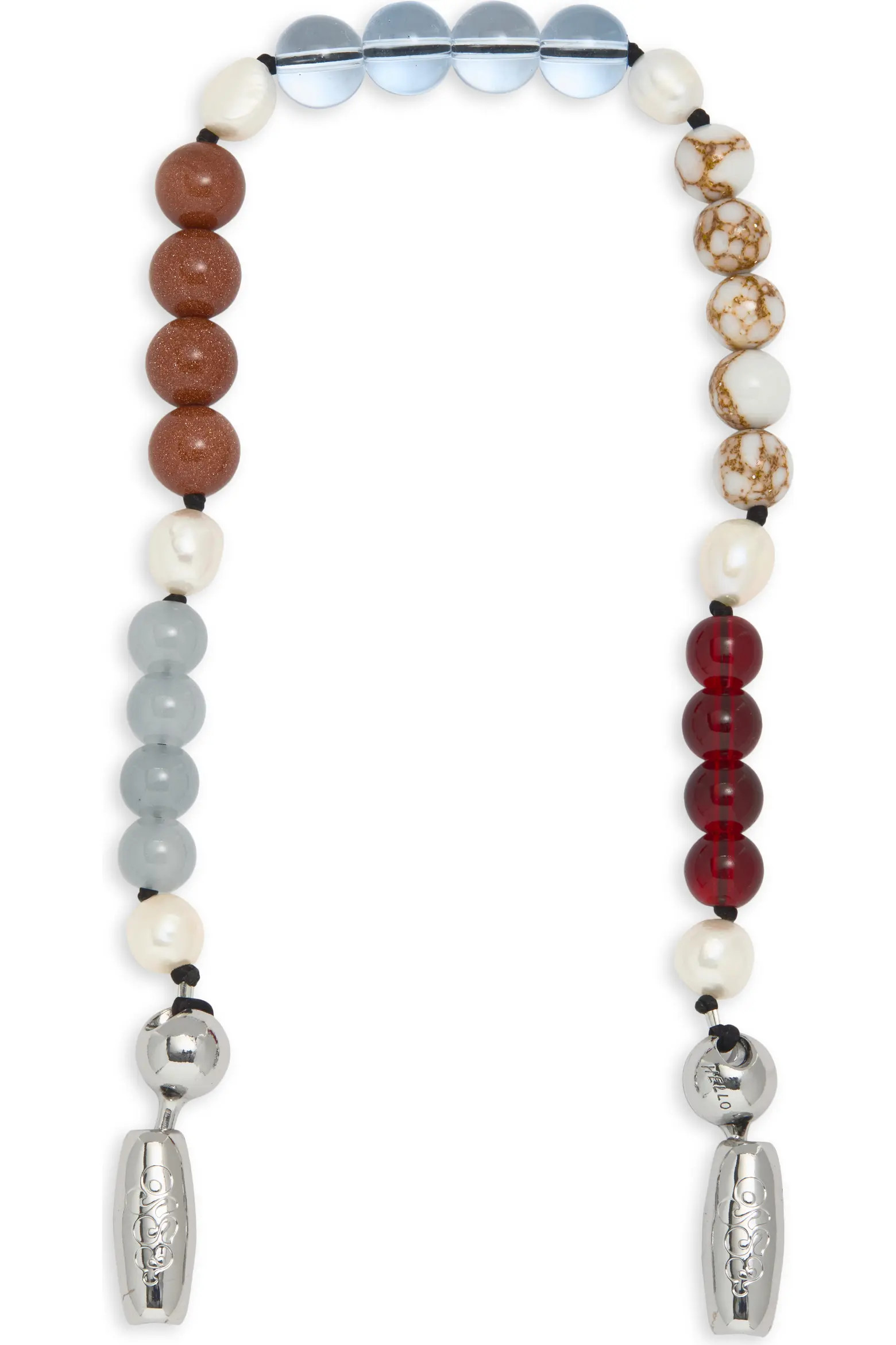 ossa African Opal & Pearl Wrist Strap for iPhone Case (Women) | Nordstrom | Nordstrom