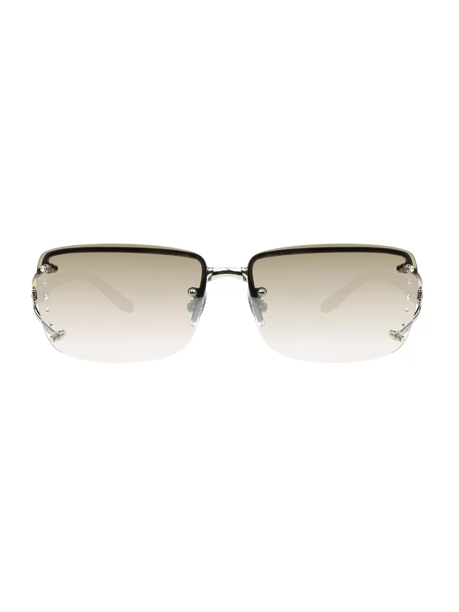 Foster Grant Women's Rimless Fashion Sunglasses Silver | Walmart (US)