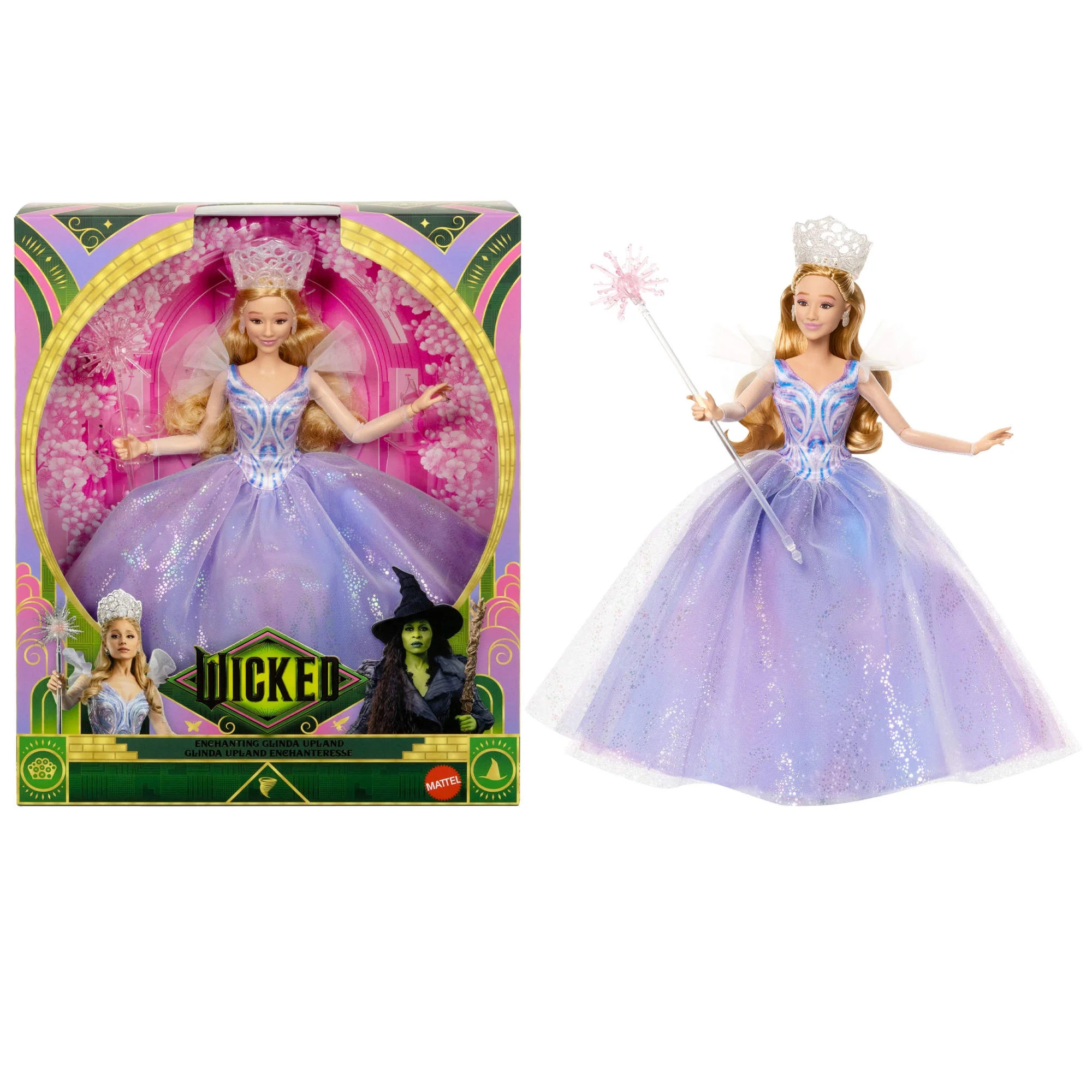 Universal Pictures’ Wicked: For Good Deluxe Glinda Doll with Movie-Inspired Outfit & 3 Accessor... | Walmart (US)