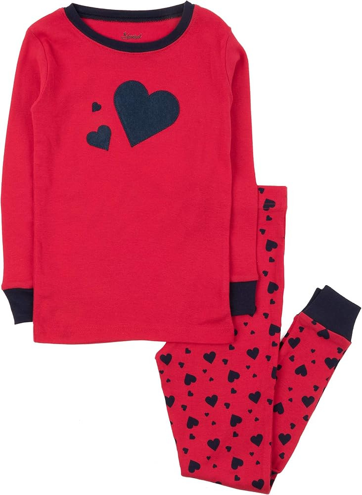 Leveret Kids & Toddler Pajamas Boys Girls Unisex 2 Piece Pjs Set 100% Cotton Sleepwear (12 Months... | Amazon (US)