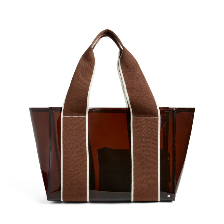 STATE Bags | Wellington Cabana Tote TPU Brown | Beach Bag | STATE Bags