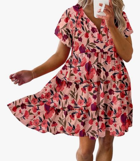 Cute boho flowy dress! 
🔗outfit linked  on Amazon 

#LTKSeasonal #LTKStyleTip #LTKFindsUnder50