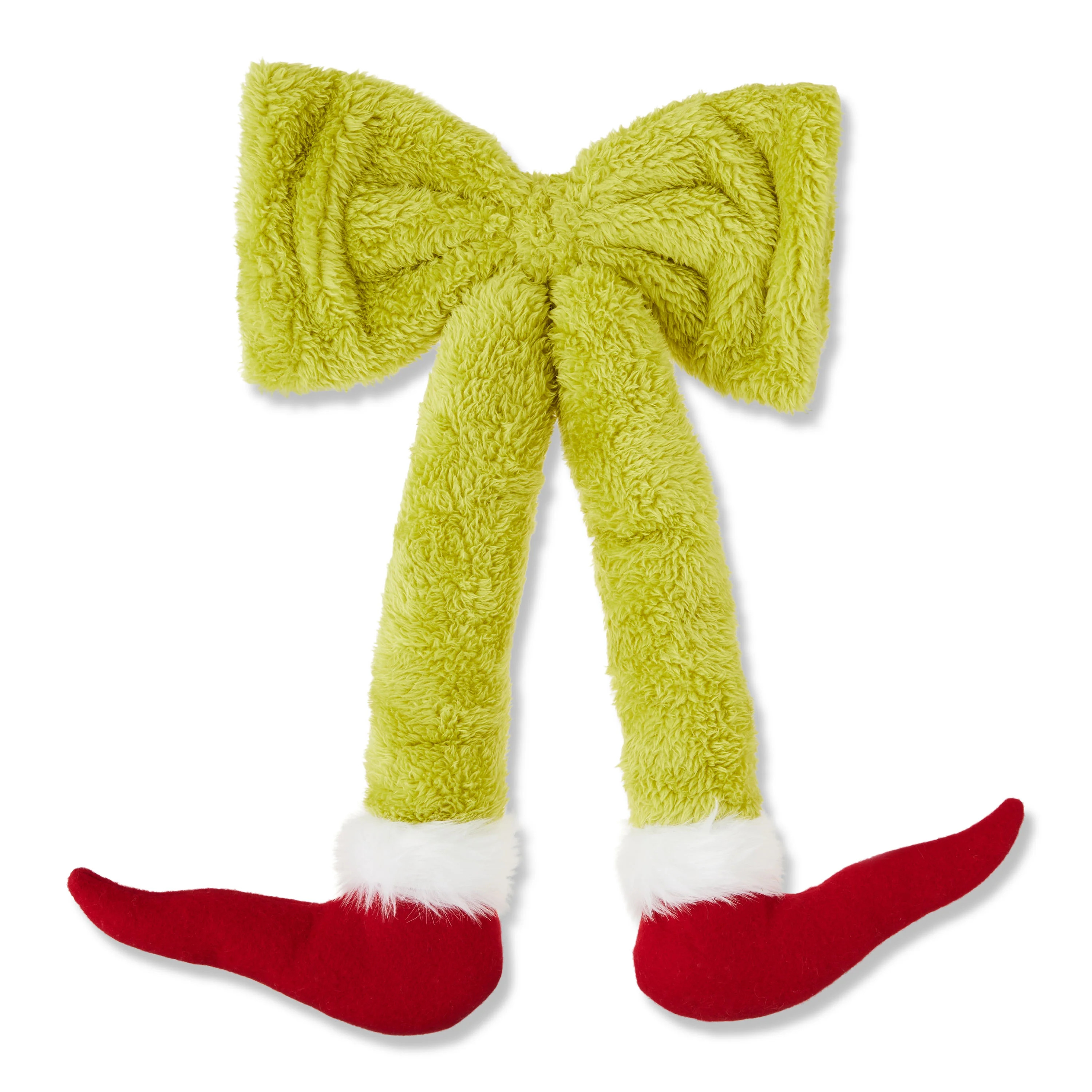 Dr. Seuss' How the Grinch Stole Christmas Hanging Green Bow Grinch Legs Door Decoration by Ruz | Walmart (US)