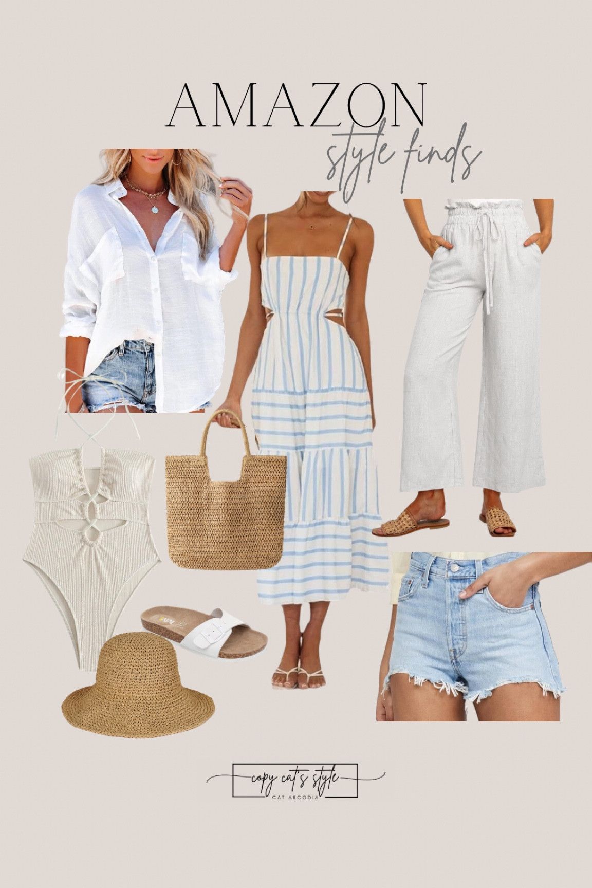 Amazon fashion, blue and white summer style

#LTKStyleTip #LTKFindsUnder50 #LTKOver40