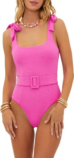 Beach Riot Sydney Belted One-Piece Swimsuit | Nordstrom | Nordstrom