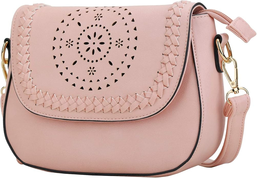 KKXIU Crossbody Bags for Women Hollow Purses with Adjustable Strap | Amazon (US)