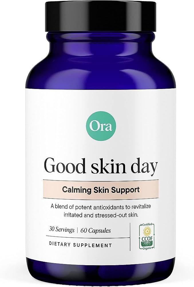 Ora Organic Skin Health Supplement - Hydration and Elasticity Support | Vegan Clear Skin Suppleme... | Amazon (US)