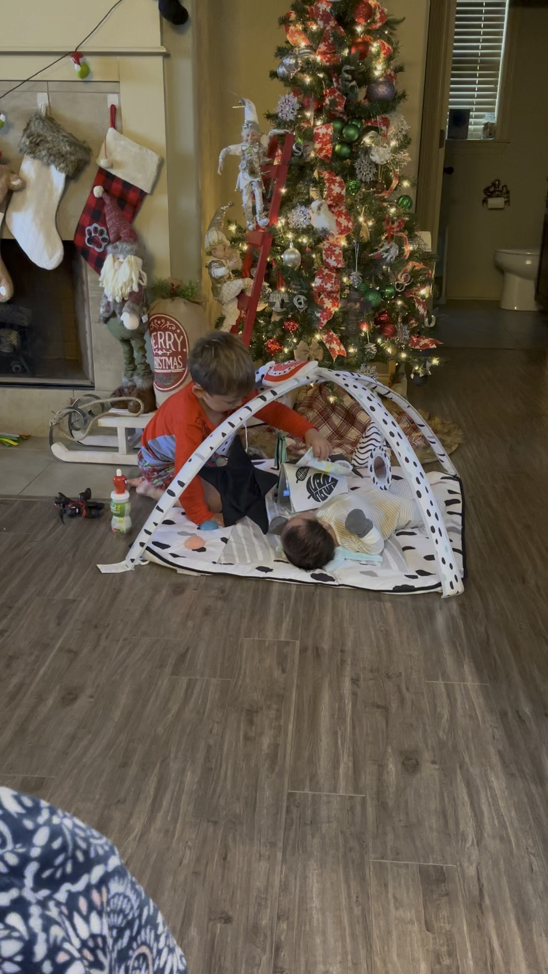 The perfect newborn gift for Christmas or baby shower. 

Baby shower gift. Holiday gift. Newborn gift. Christmas gift. High contrast tummy time mat. Tummy time mat. Newborn toy. Toddler time. Gift guide. 

#LTKGiftGuide #LTKCyberWeek #LTKCyberSaleDE