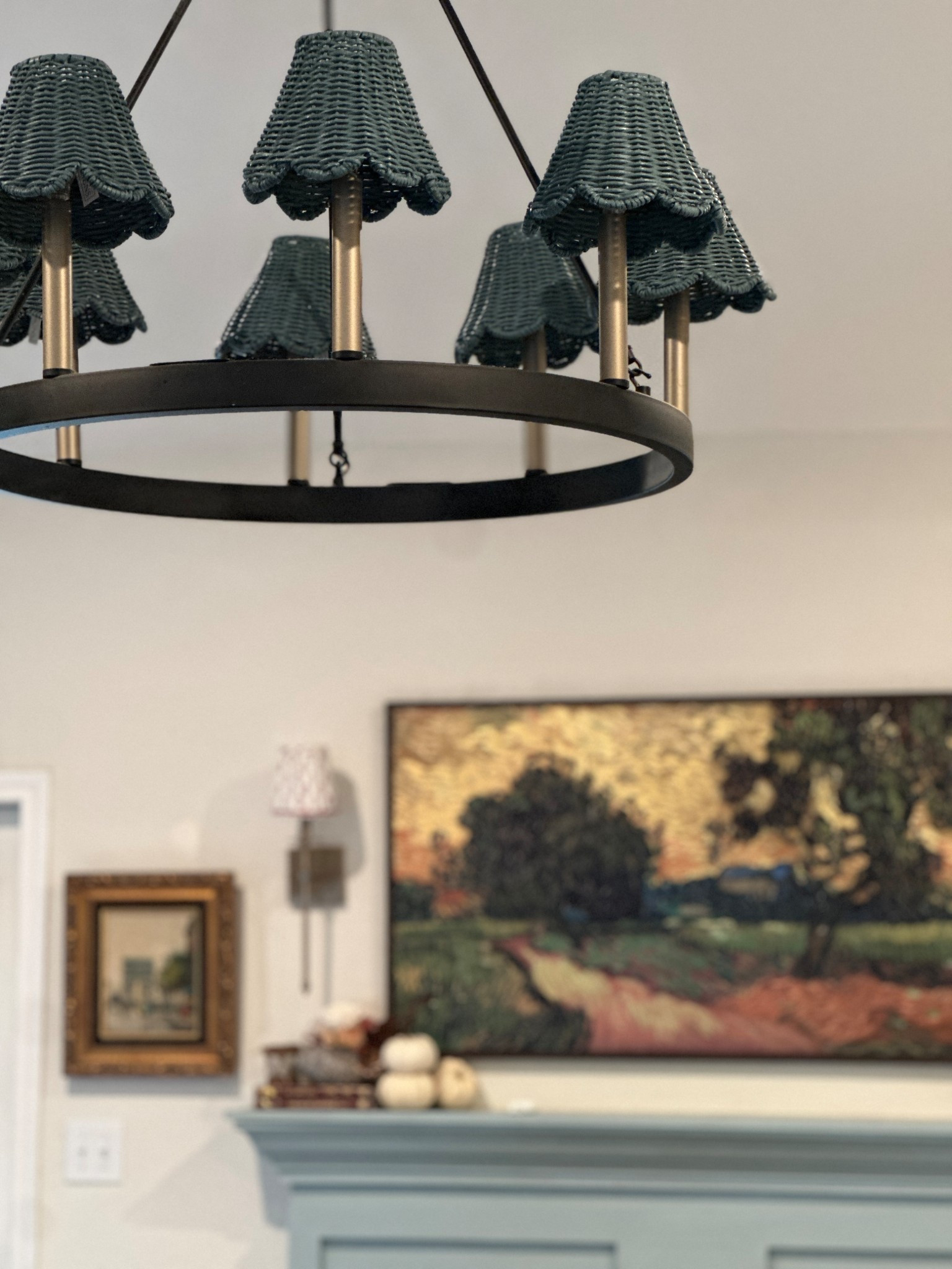 A precious wicker shade to upgrade a chandelier, lamp or sconce! On major sale now 😍 

#LTKHome #LTKCyberWeek #LTKFindsUnder50