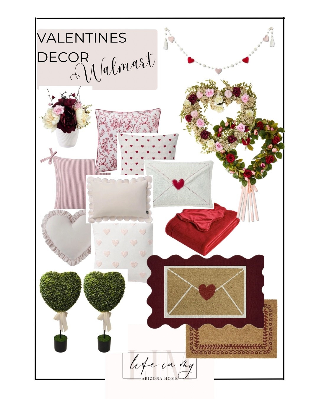 Valentine’s decor!!❤️

Follow @lifeinmyarizonahome on Instagram for more decor inspiration. 

How adorable is this new  Valentine’s decor collection from Walmart!!  Adorable doormats, wreaths and topiaries for your front porch, and the cutest pillows and arrangement for inside!

#LTKHome #LTKFindsUnder50 #LTKSeasonal