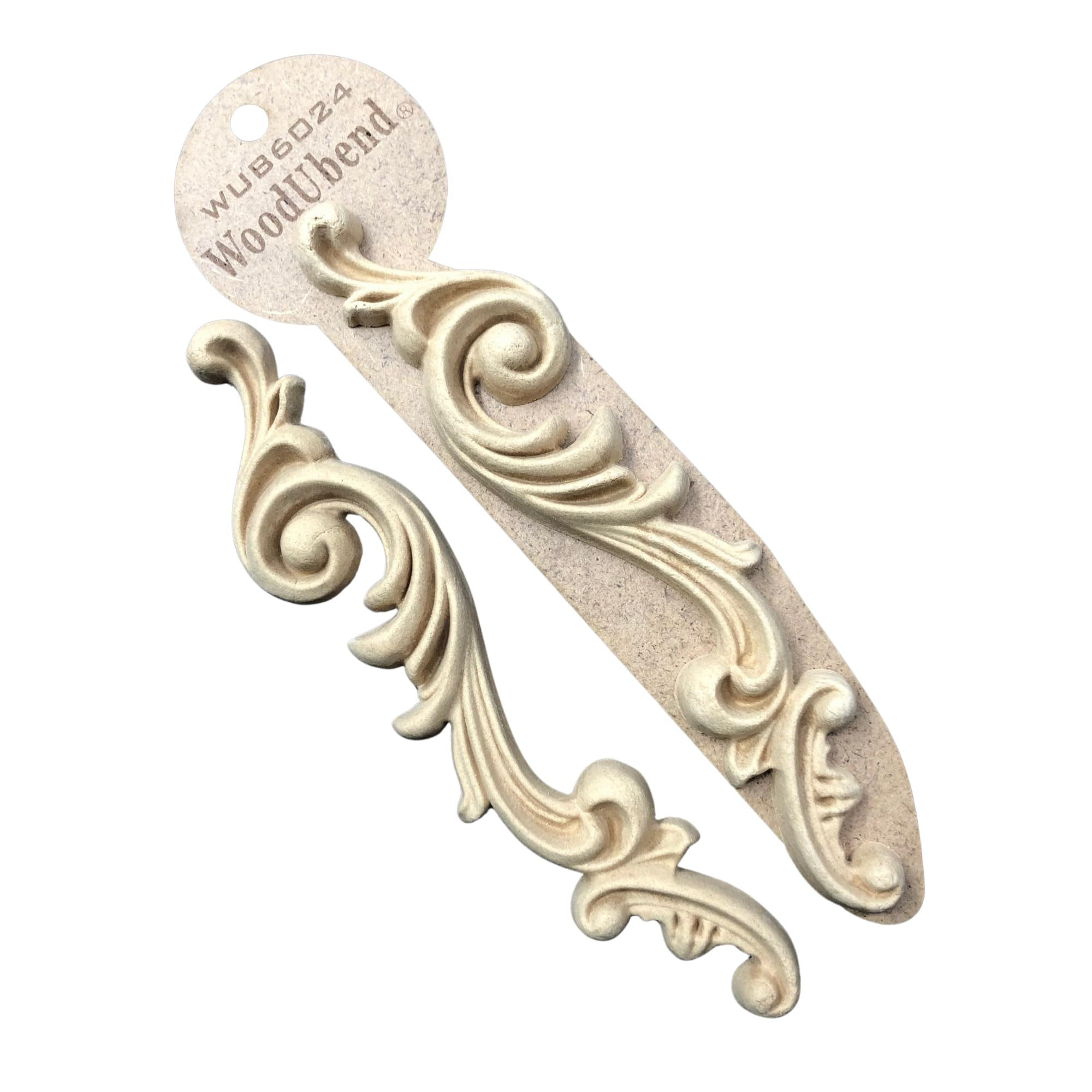 Woodubend WUB6024 Set of Scroll Drops 19x5cmWood Appliques - Heat Bendable & Flexible Onlays - DI... | Amazon (US)