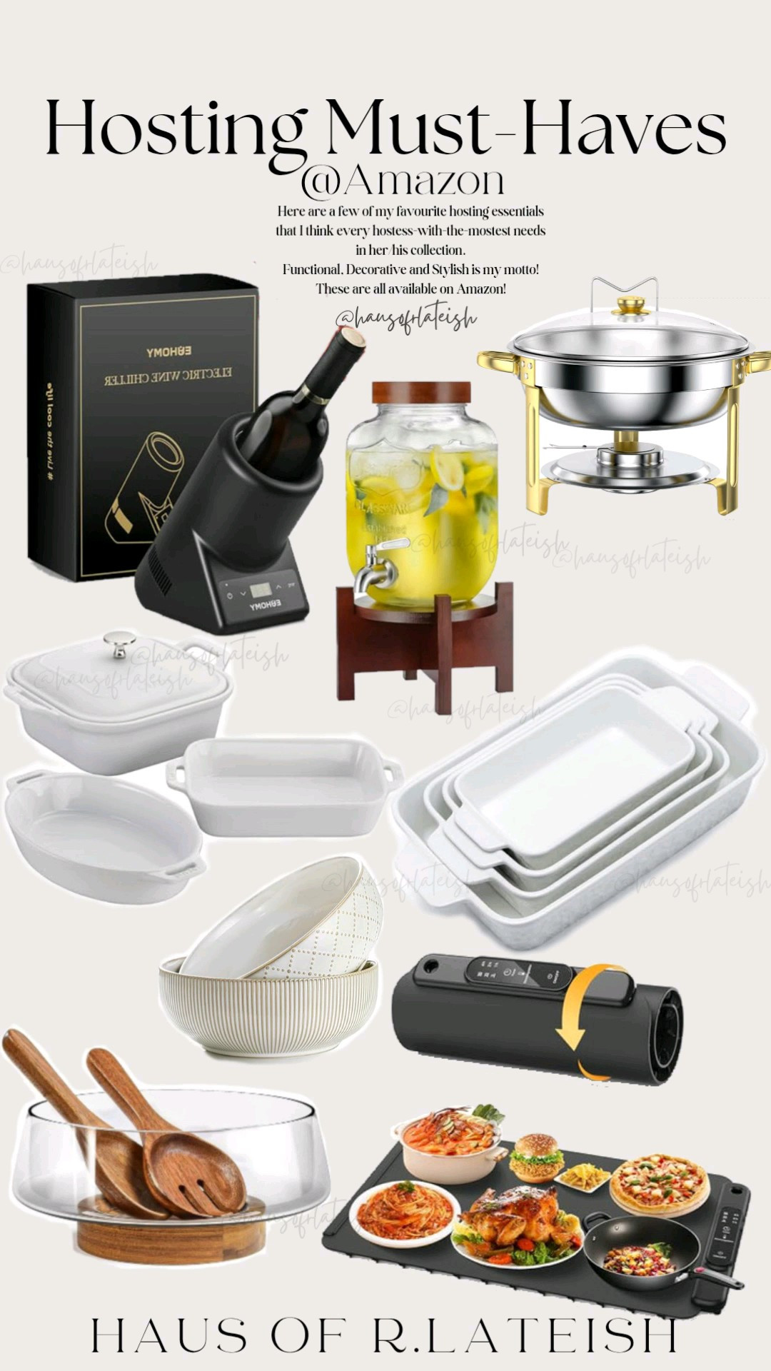 Here are a few of my favourite hosting essentials that I think every hostess-with-the-mostest needs in her/his collection.Functional, Decorative and Stylish is my motto! #SpringBrunch #Brunch #Picnic #Hosting #Parties #Kitchen #Home 

#LTKHome #LTKSaleAlert #LTKfoodie
