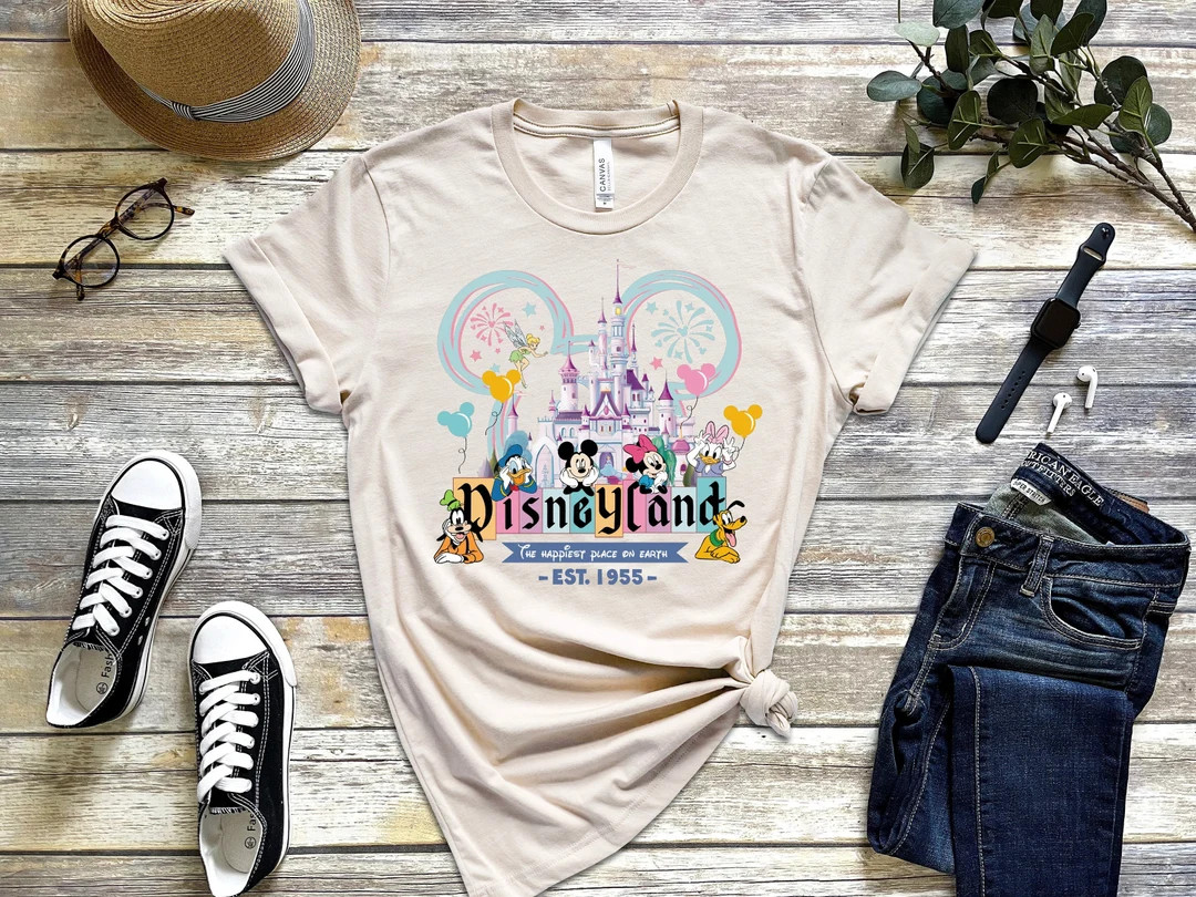 Disneyland Est 1955 California Shirt Happiest Place on Earth - Etsy | Etsy (US)