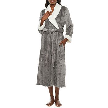 Liz Claiborne Womens Long Sleeve Long Length Robe | JCPenney
