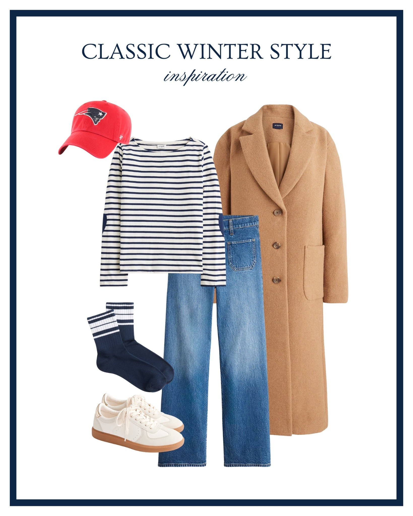 Classic winter style inspiration ❤️🏈👟 Classic style, Super Bowl style, casual OOTD 