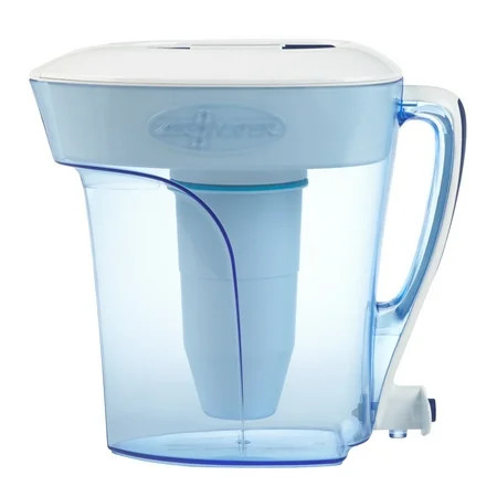 ZeroWater® 10 Cup Ready-Pour® Filtered Pour-Through Water Pitcher - Blue | Walmart (US)