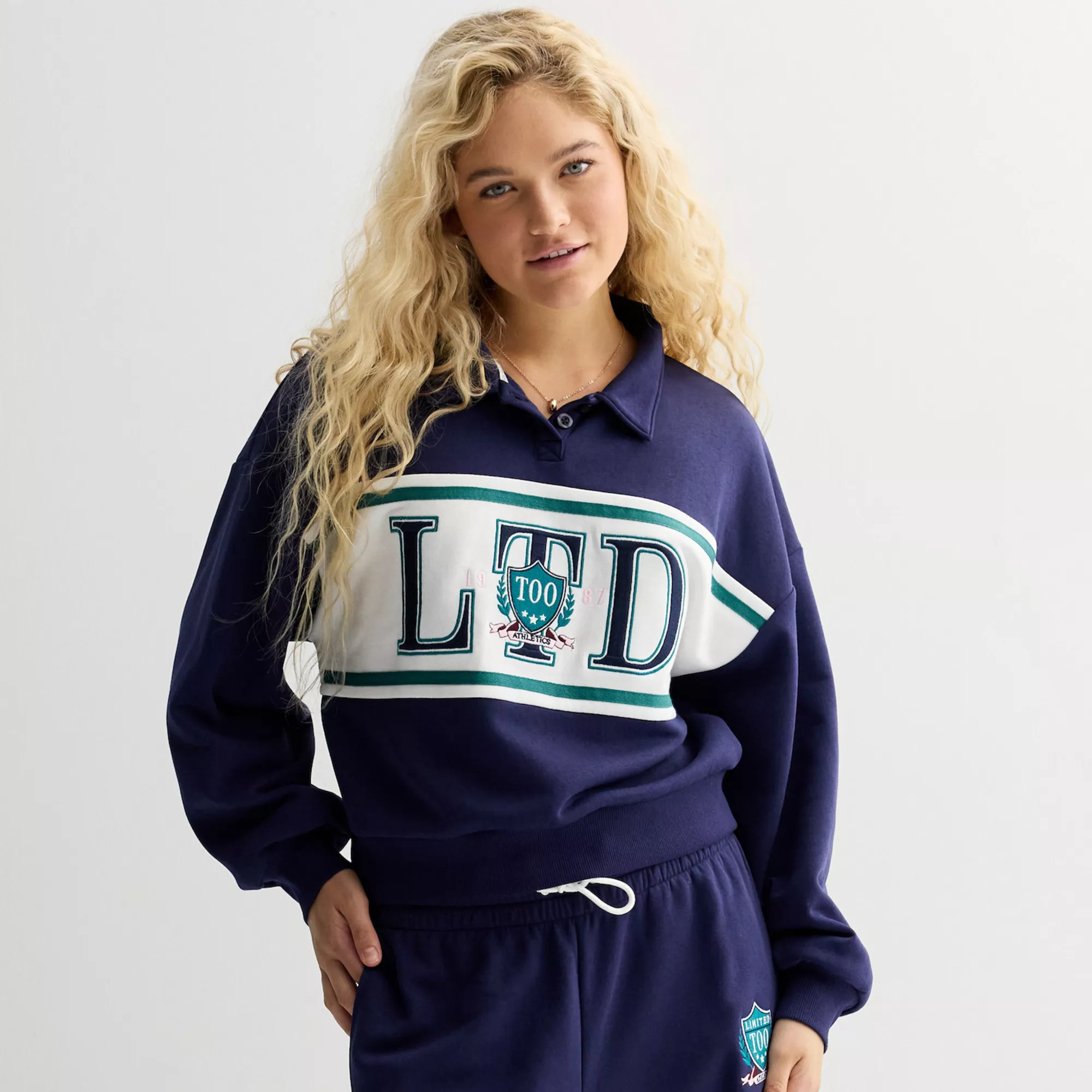 Juniors' Limited Too Polo Sweatshirt | Kohl's
