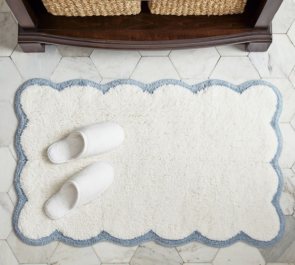 Julia Berolzheimer Tufted Organic Bath Mat | Pottery Barn (US)
