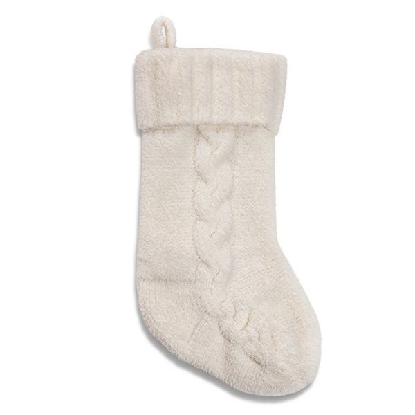 Barefoot Dreams® Cozychic® Cable Knit Holiday Stocking | Kohl's