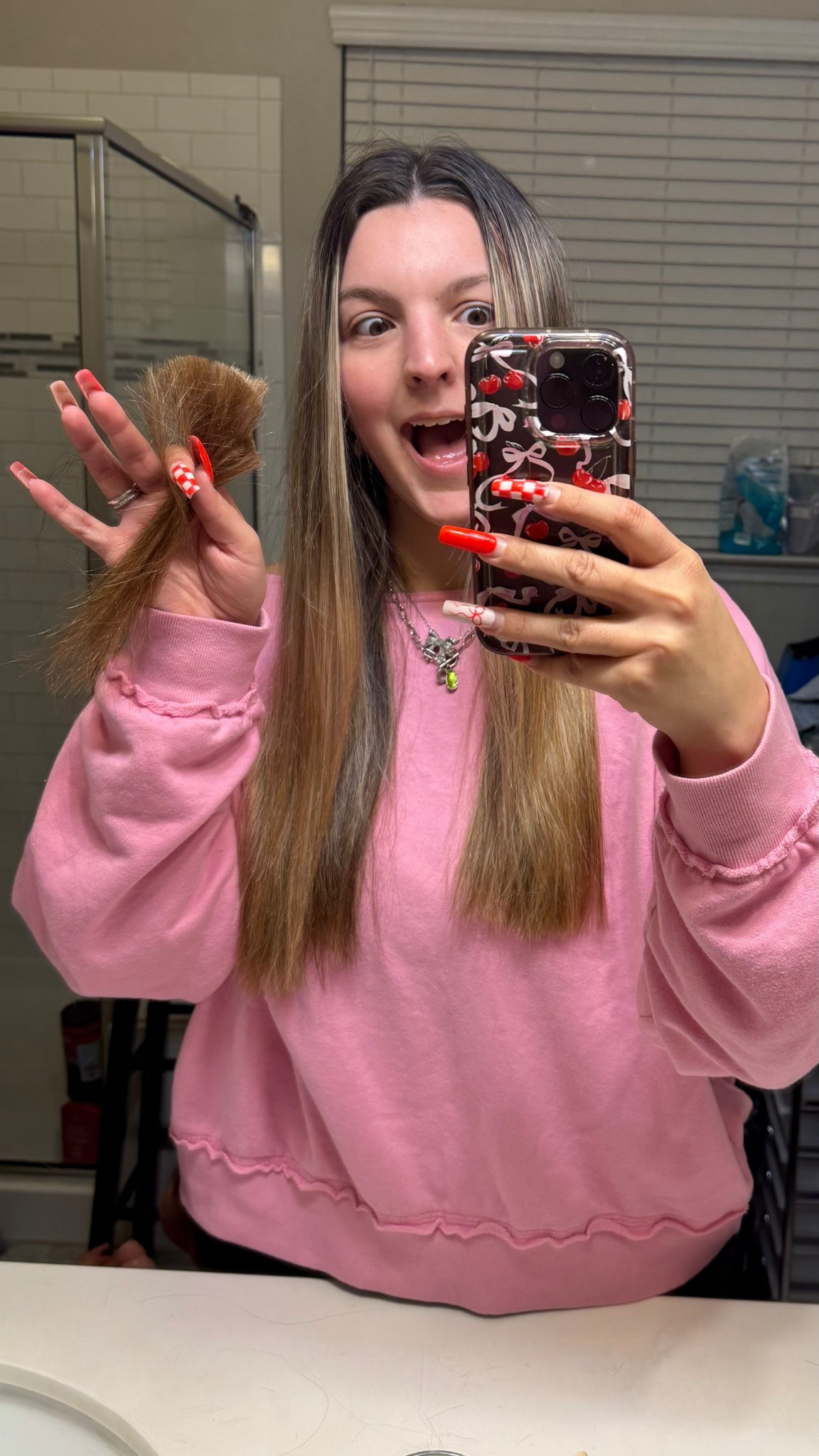 fresh chop but also wanted to share my sweatshirt!! 

#LTKootd #LTKdayinmylife #LTKValentine
