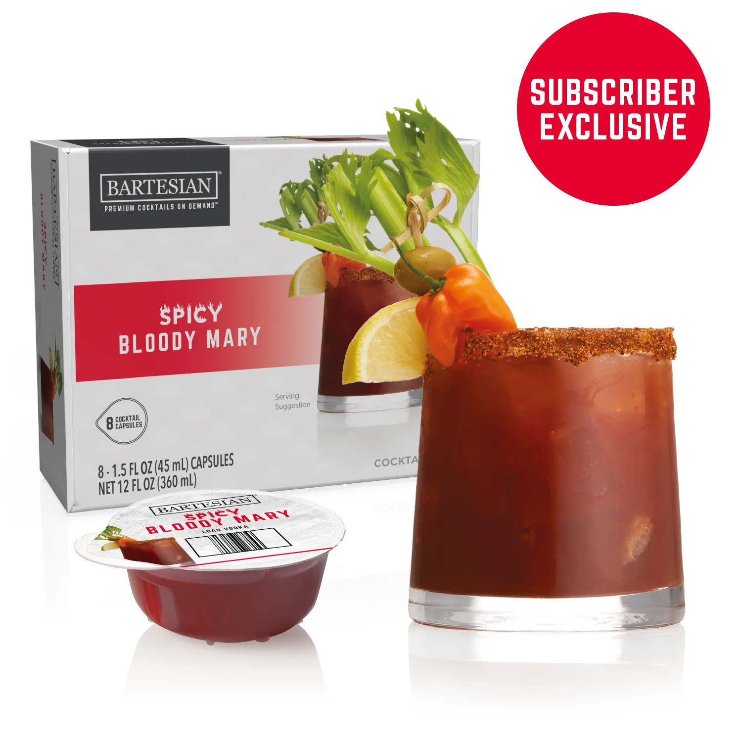 Spicy Bloody Mary Capsules | Bartesian | Bartesian