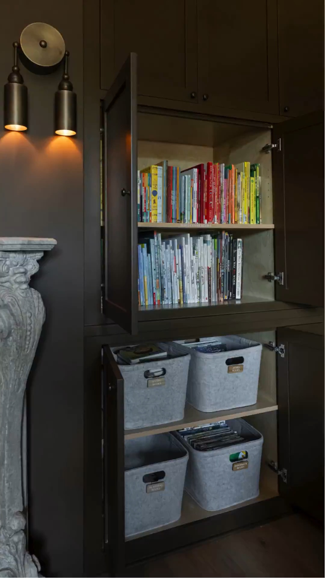 Target Felt Bins were used throughout our Cedar & Oak Home Tour, including the library. These kid-friendly bins are both beautiful and affordable  

#LTKKids #LTKFindsUnder50 #LTKHome