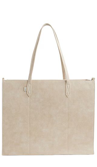 The Work Tote in Beige | Revolve Clothing (Global)