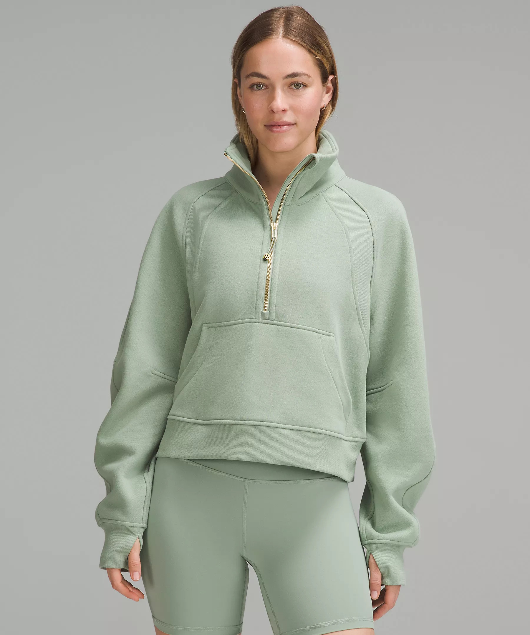 Scuba Oversized Funnel-Neck Half Zip | Women's Hoodies & Sweatshirts | lululemon | Lululemon (US)