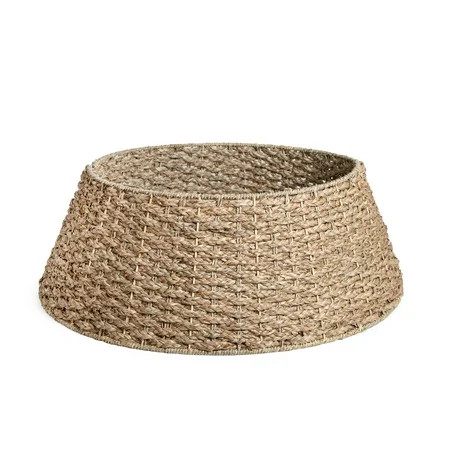 Holiday Time Natural Seagrass Christmas Tree Collar 27 | Walmart (US)