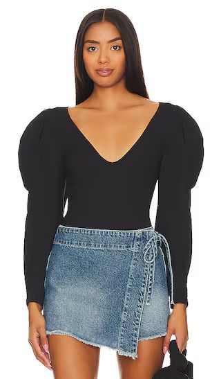 x Intimately FP Va Va Voop Bodysuit in Black | Revolve Clothing (Global)