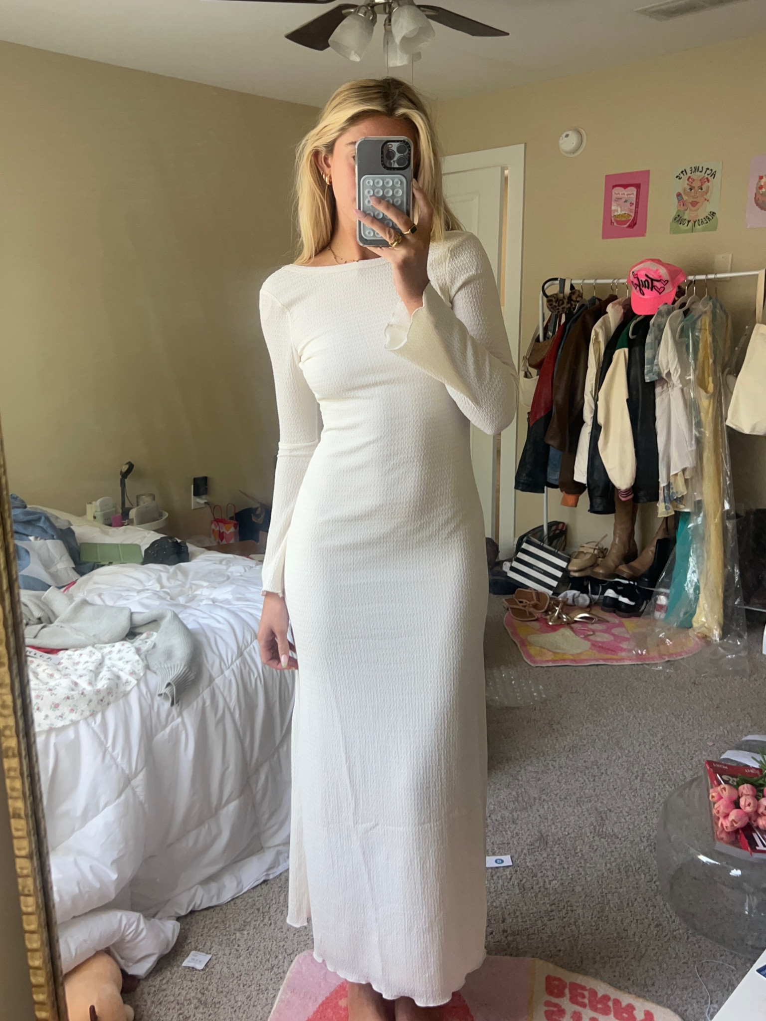 backless long sleeve dress🤍 so flattering and perfect for summer vacations

#LTKSeasonal #LTKstyletip #LTKfindsunder100