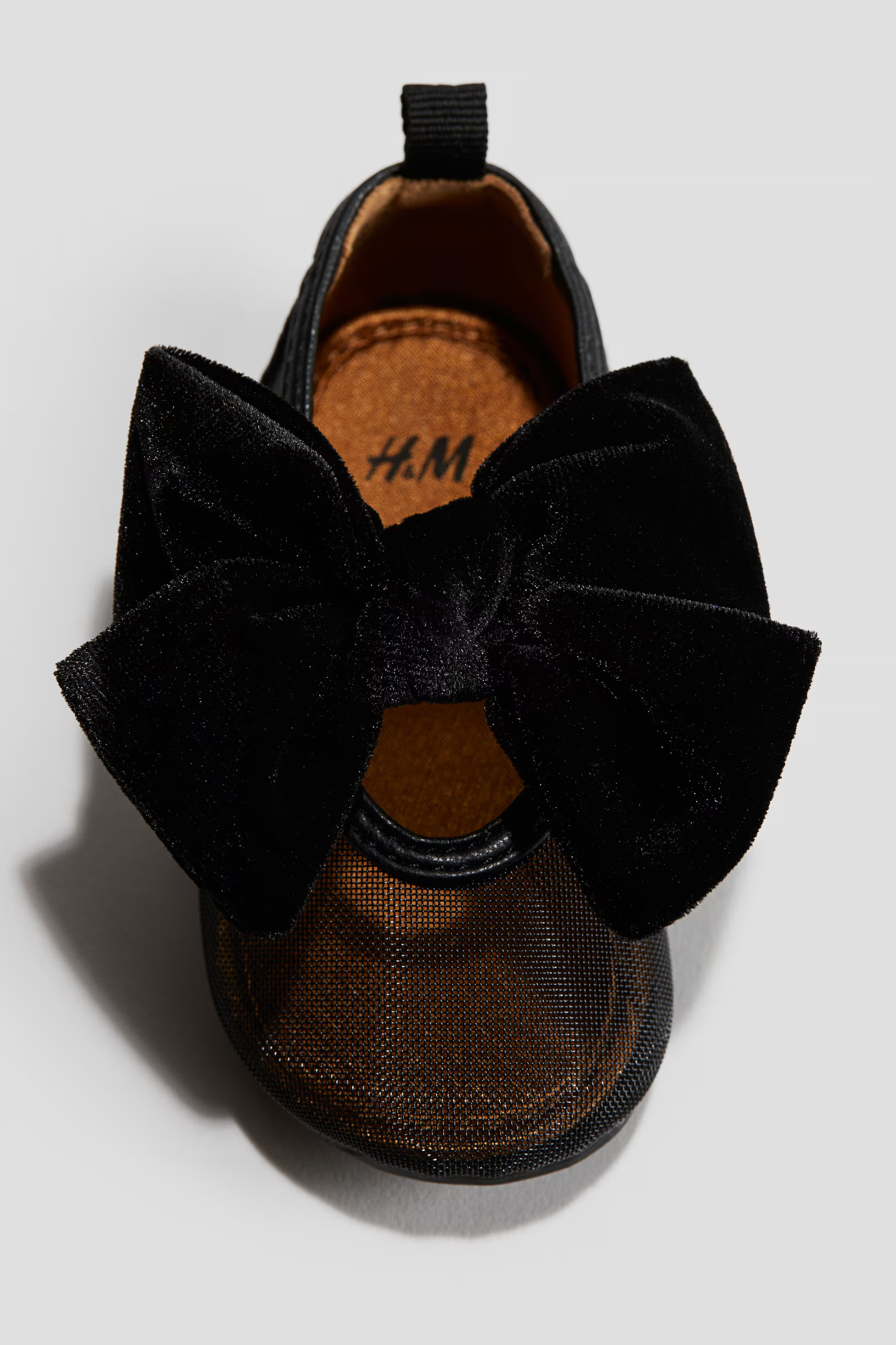 Velvet-Bow Ballet Flats | H&M (US + CA)